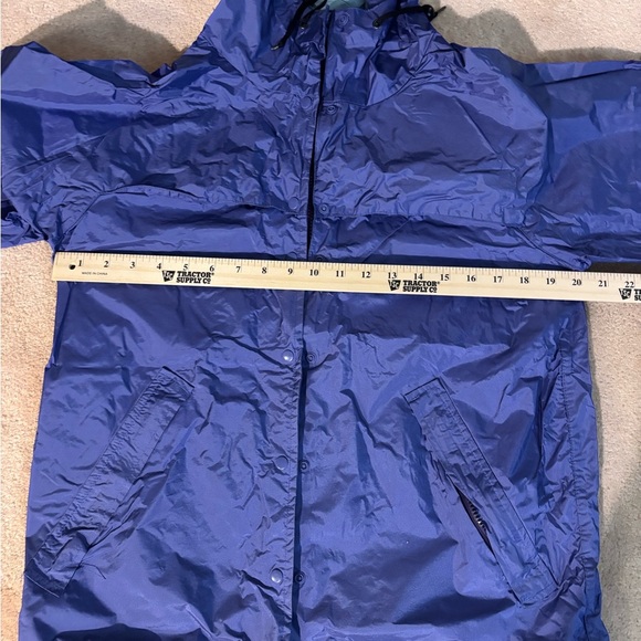Eddie Bauer Purple And Teal Rain Coat size M - Picture 4 of 5
